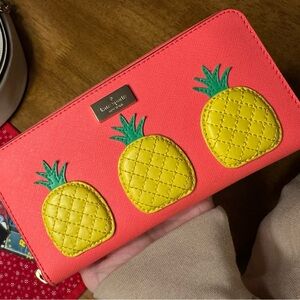 kate spade pineapple wallet